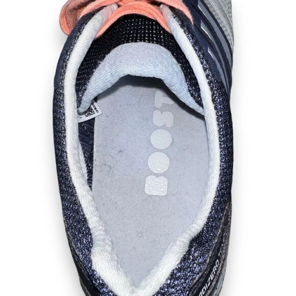 Adidas Adizero Tempo 9 White/Blue/Black CP9499 Women's 11 UK 9.5 EURO 44 - Picture 8 of 10